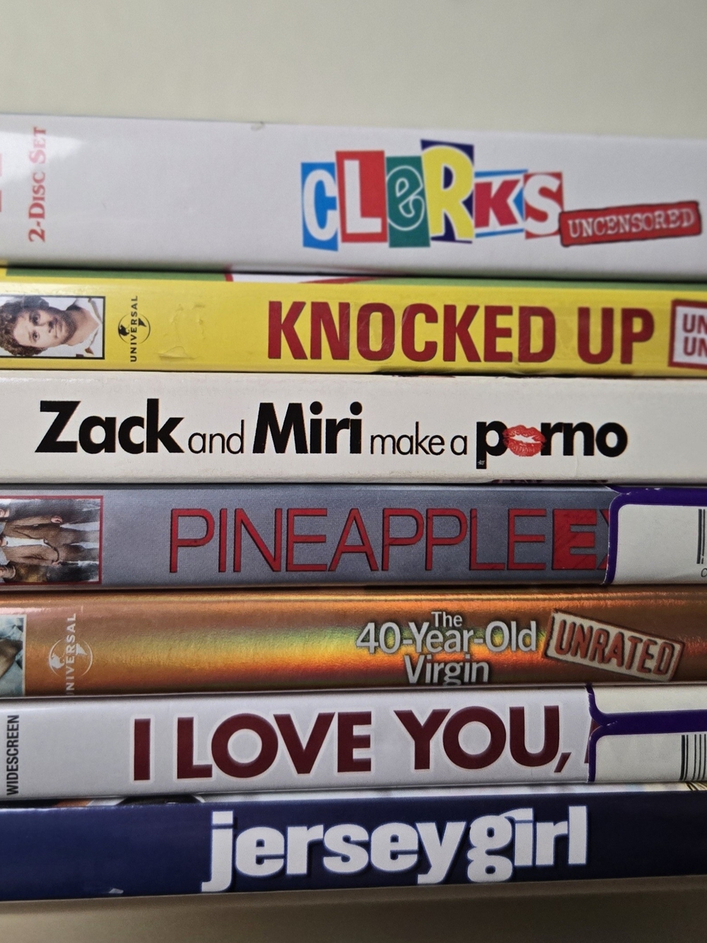 0Movie DVDs- Kevin Smith, Seth Rogen, Other Comedies